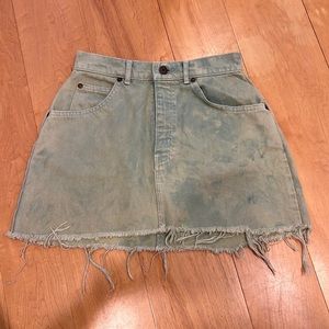 True vintage denim skirt